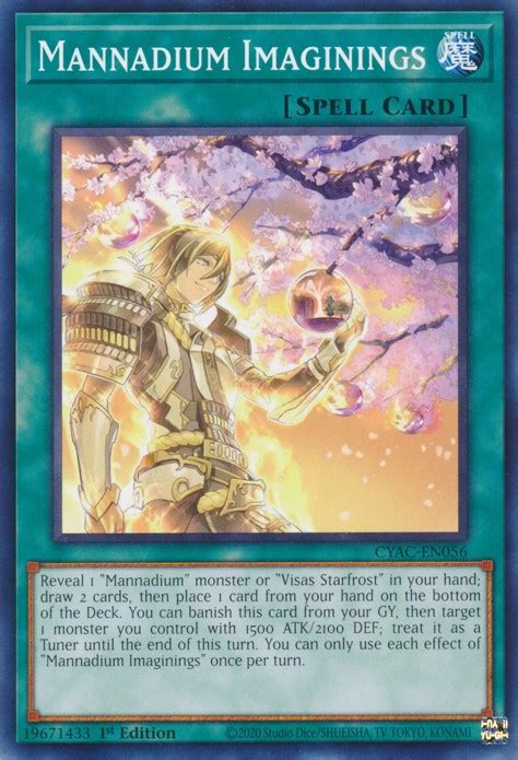 Mannadium Imaginings Cyberstorm Access Yugioh