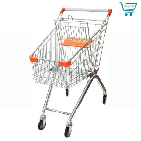 Пластиковая покупательская тележка-корзина — B65 Smooth Basket — Тележечка