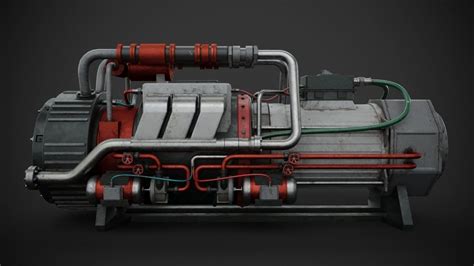 machinery device  model cgtrader