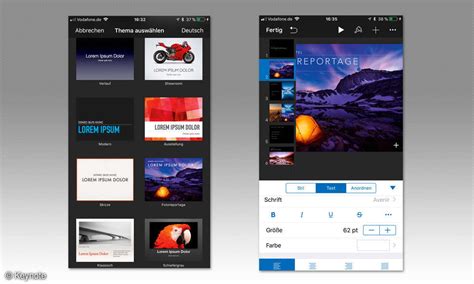how to use keynote app
