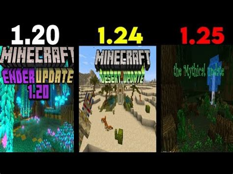 Minecraft All Upcoming Updates In Future Youtube