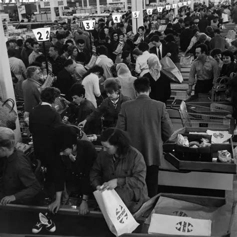 THE CHECKOUTS CARREFOUR Supermarket Sainte Genevi Ve Des Bois June Old