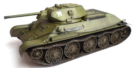 Сборная модель *Советский танк Т-34-76* - 303546 | детские игрушки с ...