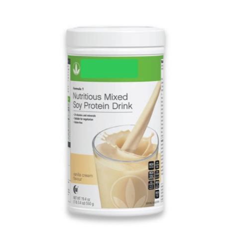 100 Sealed H B L F1 Formula 1 Herbalife Nutritious Mixed Soy Protein Drink 100 Original