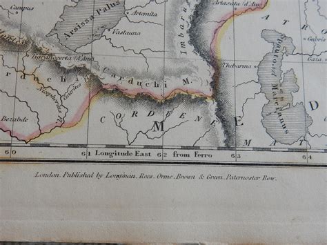 Armenia, Colchis, Iberia, Albania. & c. A map. From Butler's Atlas of ...