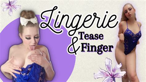 Sofi Starship Lingerie Tease And Finger ManyVids