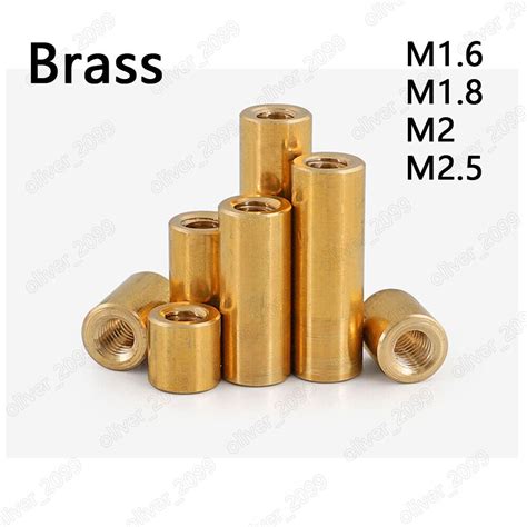 Brass Lengthen Round Nuts Standoff Spacer Pillar M M M M Ebay