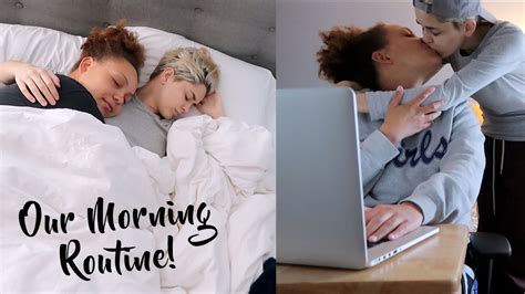OUR MORNING ROUTINE Lesbian Couple YouTube