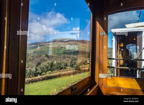 View Of Snaefell Mountain From The Snaefell Mountain Railway Manx