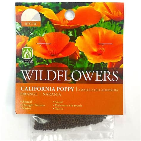 Stover California Poppy Seed 79010 6 The Home Depot