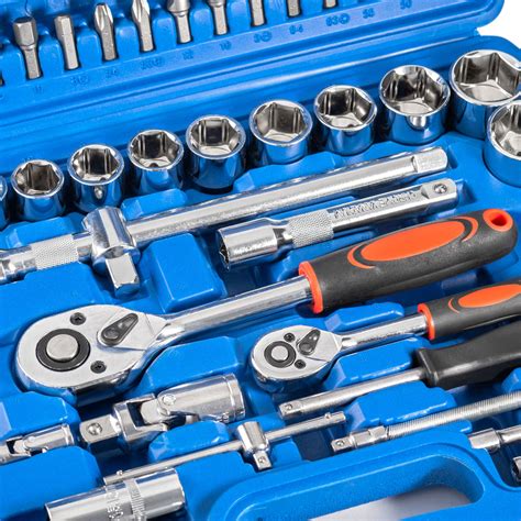 94PC 1 2 1 4 SOCKET SET SCREWDRIVER BIT TORX RATCHET DRIVER CASE