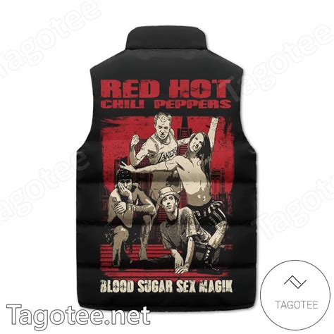 Red Hot Chilli Peppers Blood Sugar Sex Magik Men S Sleeveless Puffer Jacket Tagotee