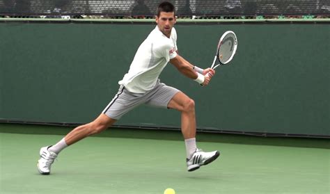 novak djokovic  super slow motion forehand backhand