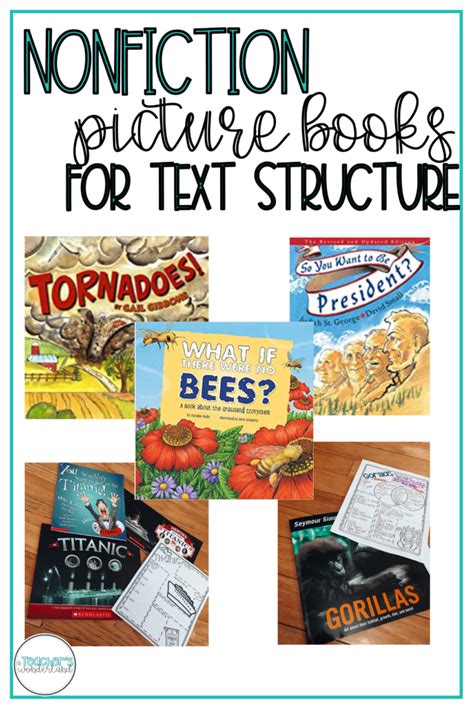 The Best Picture Books To Teach Text Structure A Teachers Wonderland