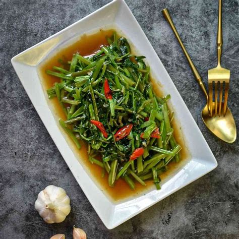 Resep Tumis Kangkung Saus Tiram Sederhana Rumahan Di Yummy App