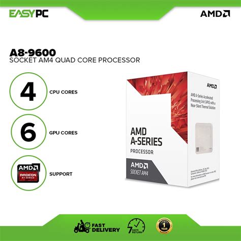 EasyPC | AMD A8-9600 Quad Core Socket Am4 3.1ghz or A8-9600 with CPU ...