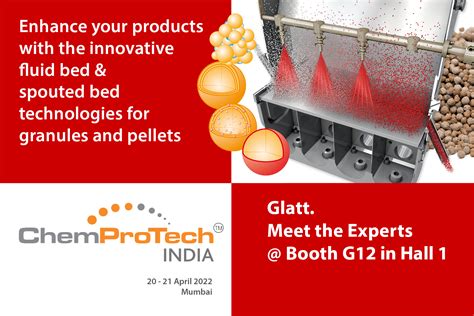 Meet The Glatt Experts At The Chemprotech India 2022 Glatt Phos4green