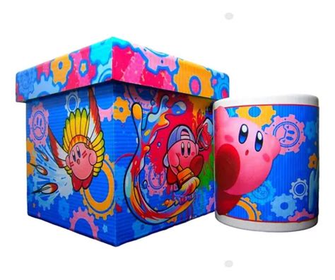 Regalo Kirby Taza Y Estuche Sublimado Totalmente Original Mercadolibre