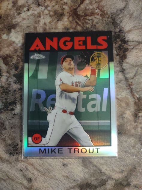 Topps Chrome Topps Baseball Bc Mike Trout Mike Trout