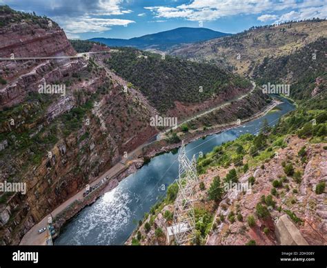 Green River Below The Dam Flaming Gorge Dam Flaming Gorge National