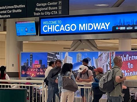 Chicago Midway Airport Arrival Procedure Of Limo And Rideshare