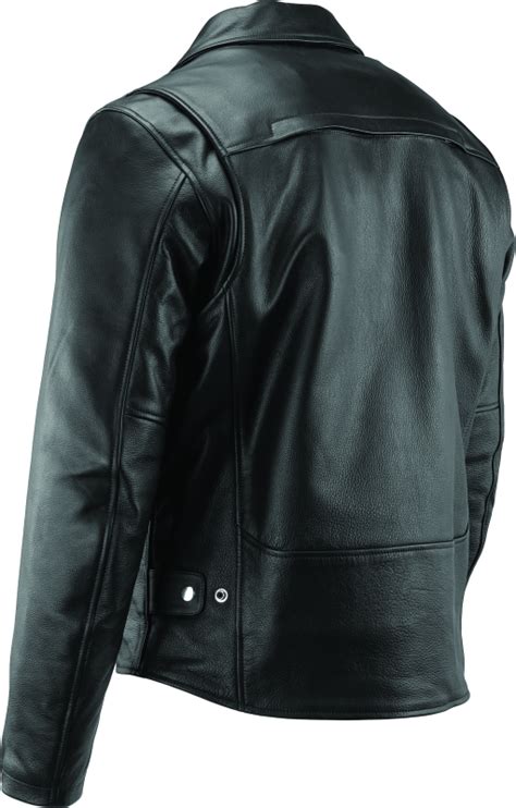 River Road Ironclad Classic Leather Jacket Black Small 094369 Rca