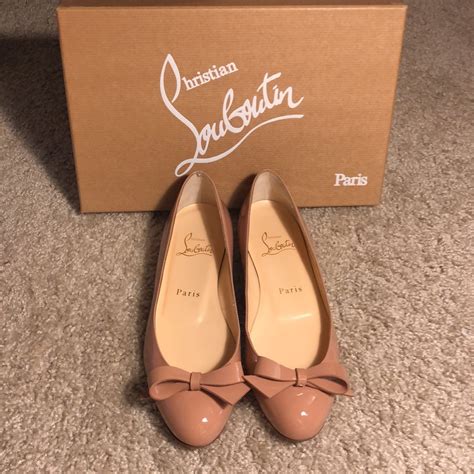 Christian Louboutin Nude Flats Gem
