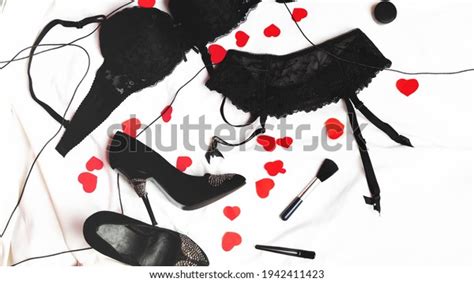 Sexy Black Suspenders Lingerie Bra Underwear Stock Photo Shutterstock
