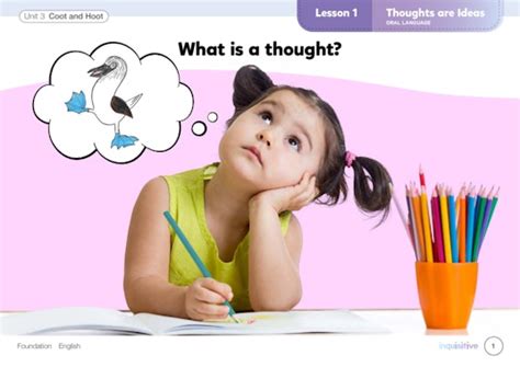 thoughts  ideas lesson english au