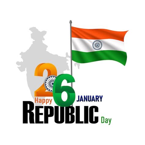 Premium Vector India Republic Day Is Celebrated On January 26th Each Year