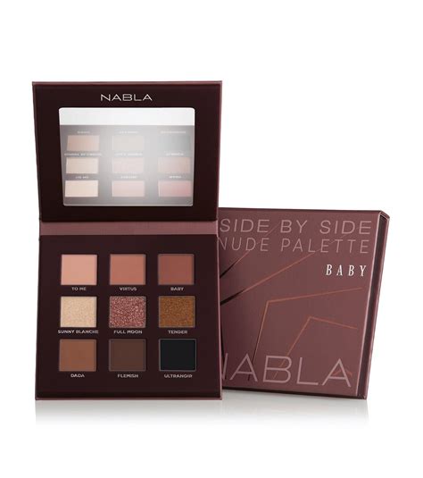 Buy Nabla Side By Side Eyeshadow Palette Side By Side Nude