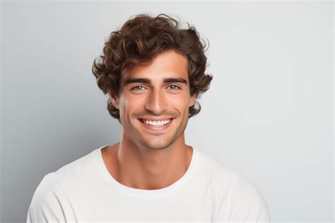 A Photo Portrait Of A Beautiful Man Over 20 Years Old In Glasses