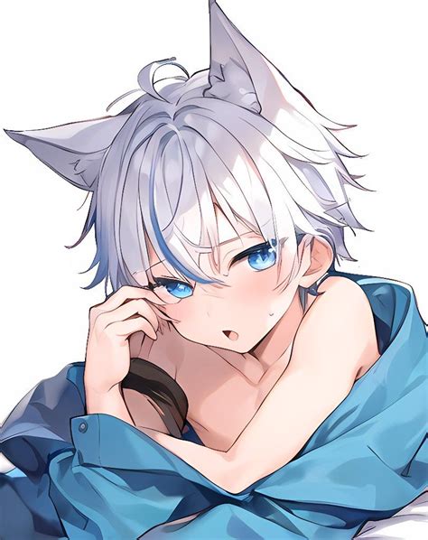 Falon Pngtuber Neko Boy Cute Fofo Catboy Vtuber Personagens De Anime