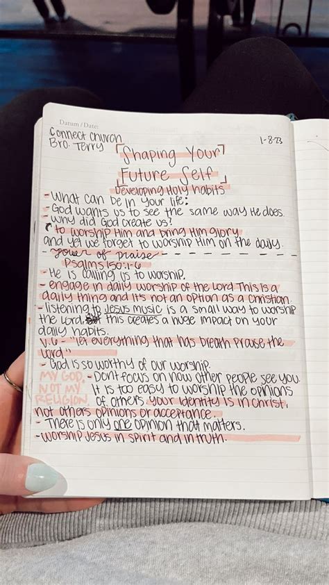 Sermon notes – Artofit