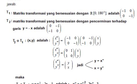 Matriks Jenis Jenis Matriks Juga Beberapa Contoh Soal Dan Pembahasannya