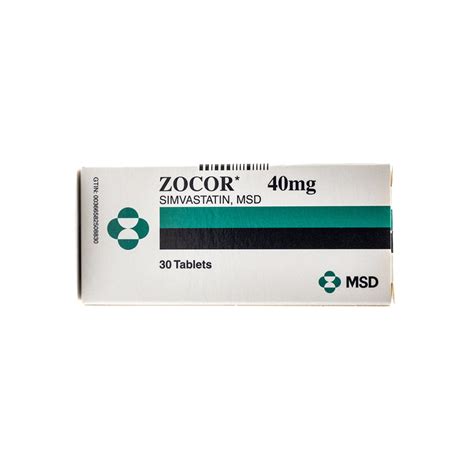 Zocor 40mg 30 Tab Pharmazone