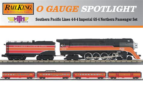 Product Spotlight RailKing 2018 O Gauge Southern Pacirfic Lines 4 8 4