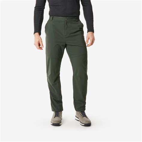 Wanderhose Herren warm wasserabweisend - NH100 khaki - Decathlon