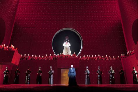 Turandot from Teatro alla Scala. Production by Nikolaus Lehnhoff. Sets ...