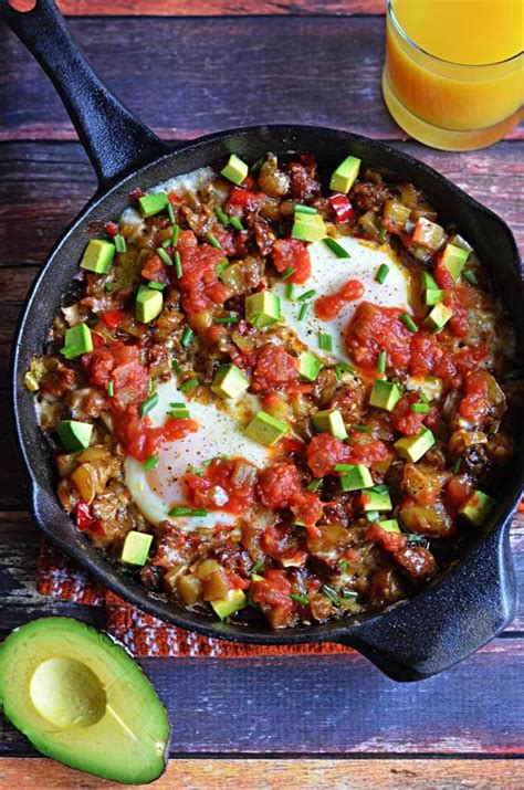 Chorizo Green Chile Breakfast Skillet Host The Toast