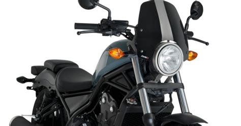 Ζελατίνα Puig Naked New Generation Sport Honda CMX 500 Rebel μαύρη MotoRAID