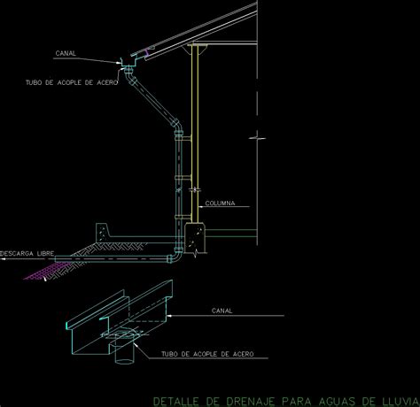 Side Roof Drain Detail Dwg Thousands Of Free Cad Blocks | Hot Sex Picture