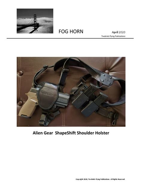 Alien Gear ShapeShift Shoulder Holster | PDF | Equipment | Weaponry