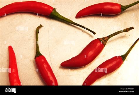 Red Hot Chillis Stock Photo Alamy