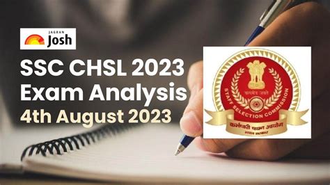 Ssc Chsl Exam Analysis August Shift Tier Paper Review