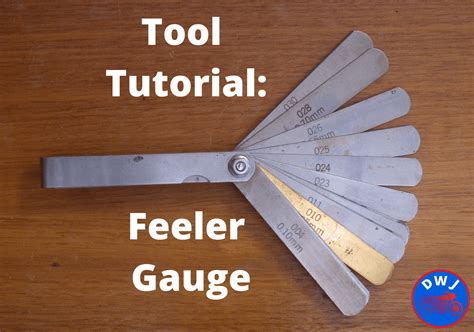 spark plug gap tool plastic feeler gauge set  leaf metric measuring