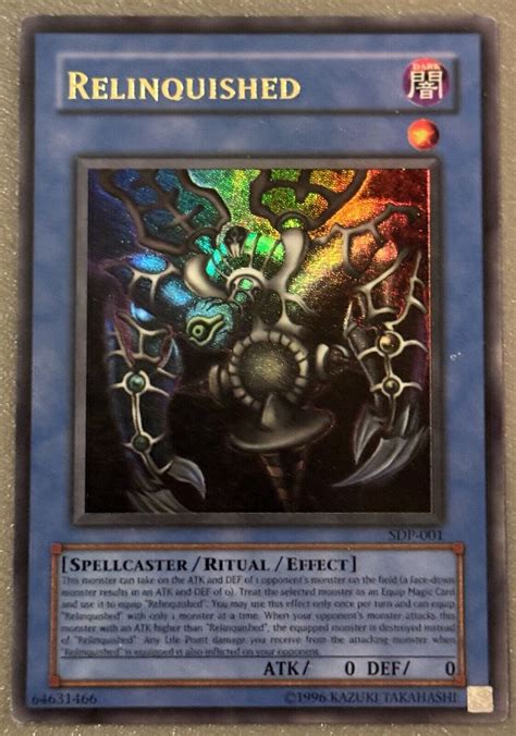 Yugioh Relinquished Magic Ruler Mrl 029 1st Edition Free Shipping Ebay