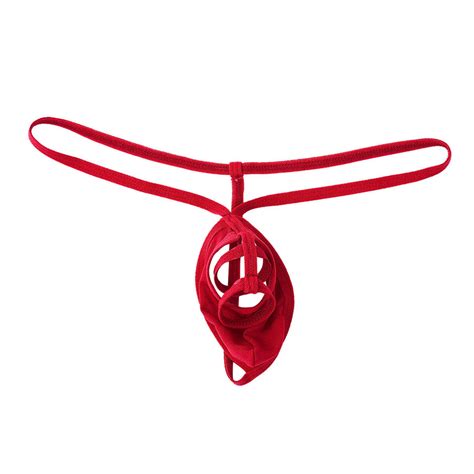 Men S Crotchless G String Lingerie T Back Thong Bikini Briefs Panties Underwear EBay