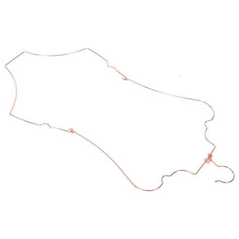 Mlins Body Shape Metal Wire Swimwear Swimsuit Display Hanger Lingerie Hanger Bikini Hanger