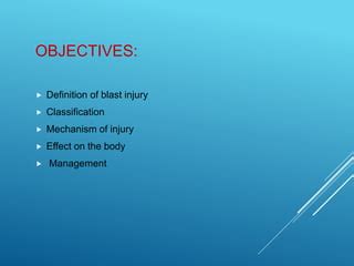 blast injury | PPT